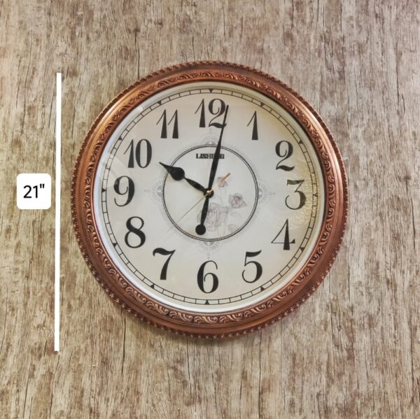 Fiber frame decorative wall clock - Image 5