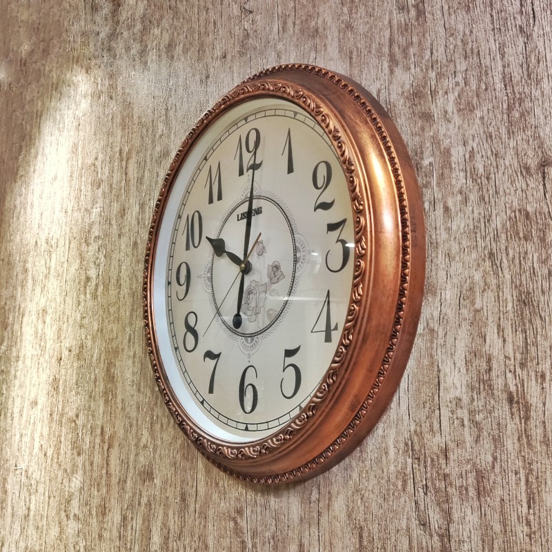 Fiber frame decorative wall clock - Image 4