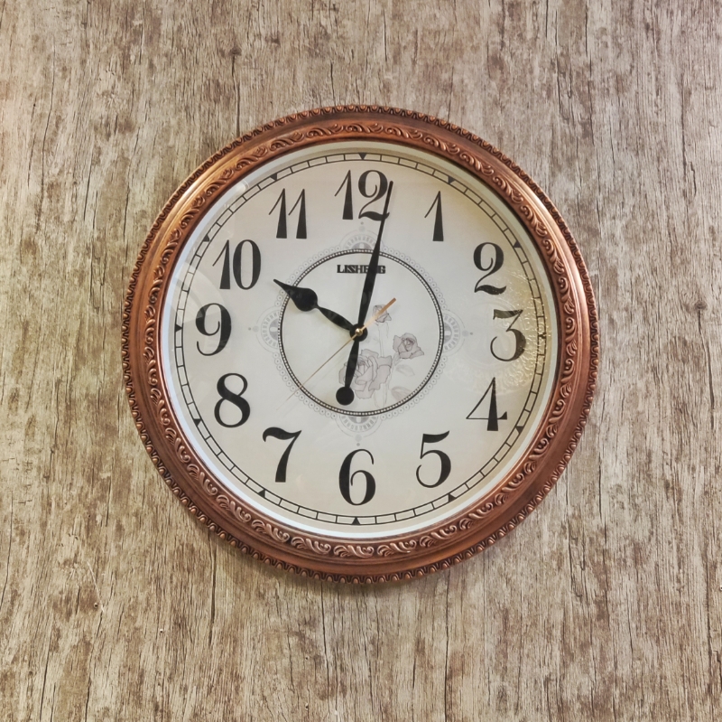 Fiber frame decorative wall clock - Image 2