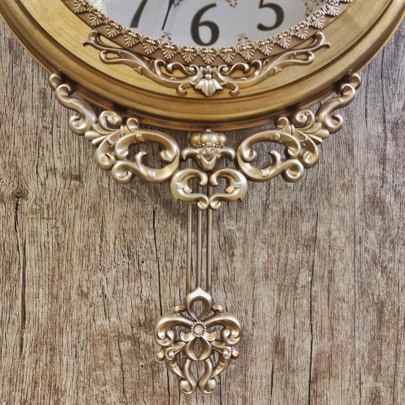 Fiber frame decorative wall clock - Image 2