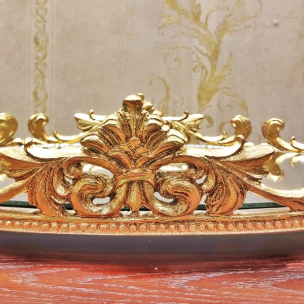 Heavy Fiber Victorian Design Decorative Tray Big - Image 2