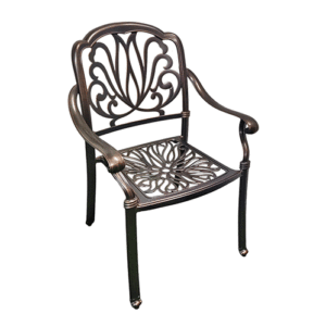 Cast aliminum chair