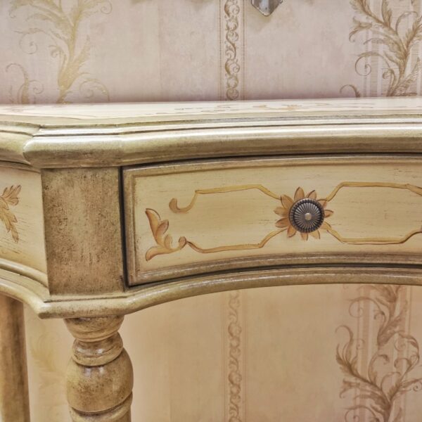 Solid Wood Hand Painted High Quality  Console Table - Image 4