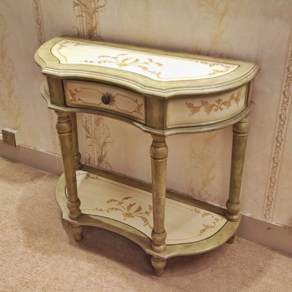 Wooden console table