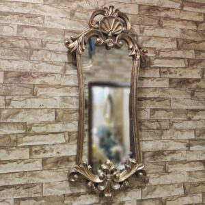 Heavy Fiber Frame Victorian Design Decorative Wall Mirror