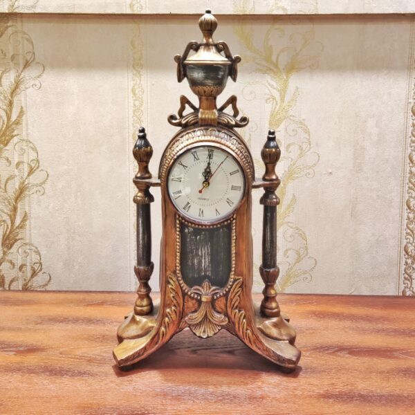 Heavy Fiber Frame Vintage Style Table clock