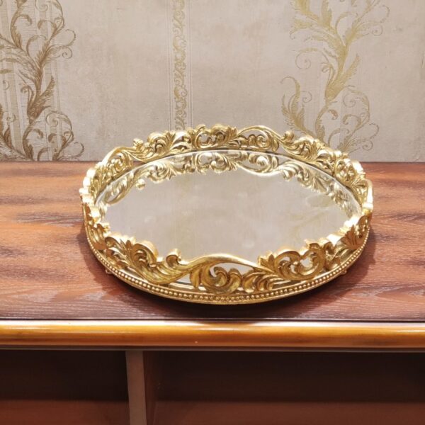 Vintage design round tray - Image 3