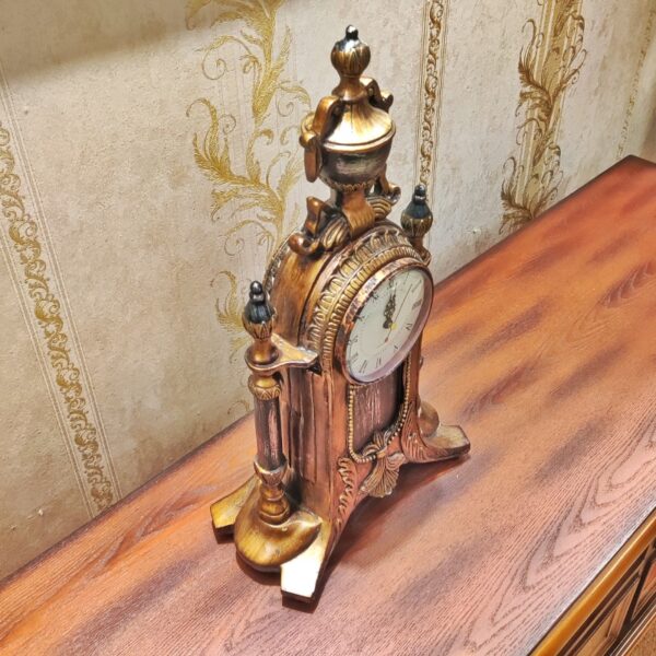 Heavy Fiber Frame Vintage Style Table clock - Image 5