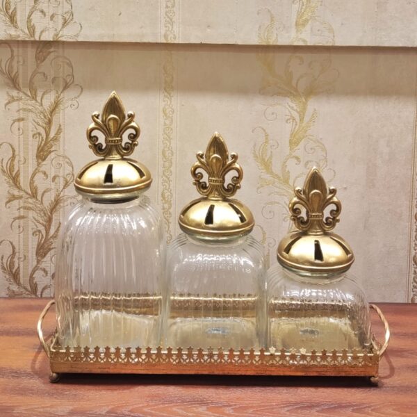 Vintage style Decorative spice box set - Image 4