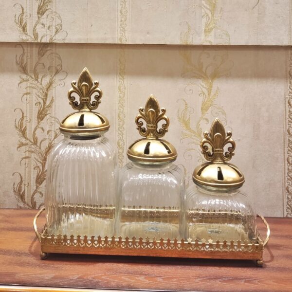 Vintage style Decorative spice box set