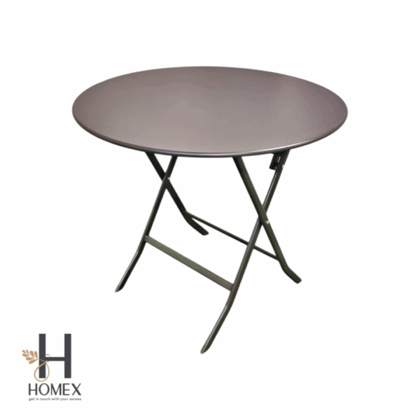 Full Metal Foldable Garden Table 80 CM