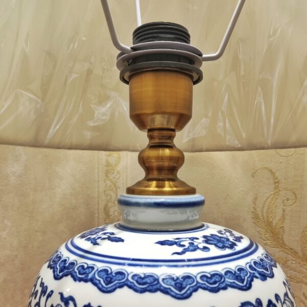 Porcelain Body High Quality Printed Table Lamp - Image 3