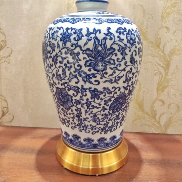 Porcelain Body High Quality Printed Table Lamp - Image 2