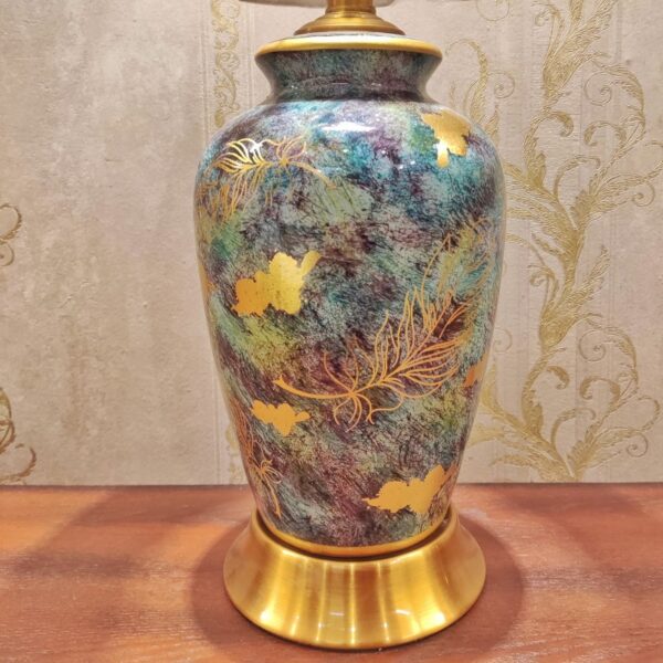Porcelain Body High Quality Printed Table Lamp - Image 2