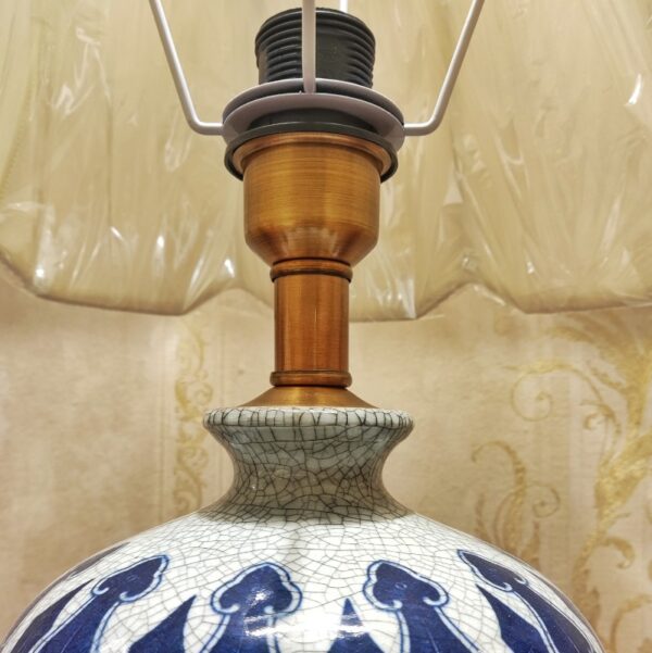 Porcelain Body High Quality Printed Table Lamp - Image 3