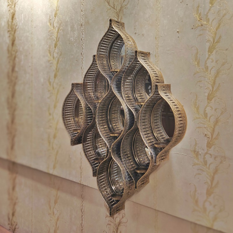 Wall decor candle holder