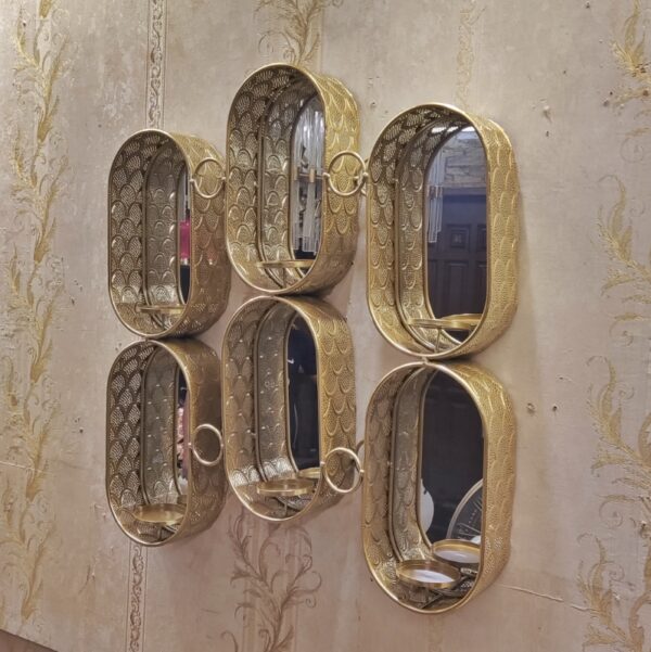 Wall decor candle holder