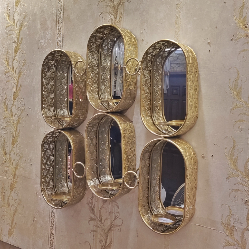 Wall decor candle holder