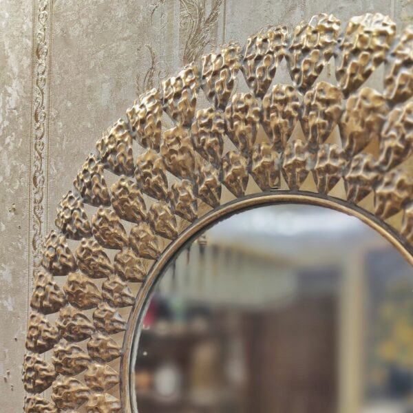 Metal Frame Vintage Style Decorative Wall Mirror - Image 2