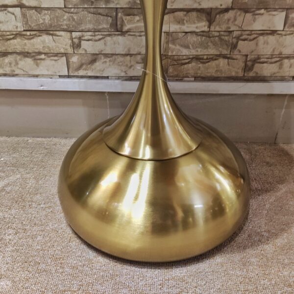 Metallic Decorative Corner Table - Image 2