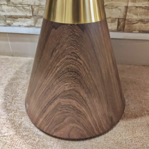 Metalllic Decorative Corner Table - Image 2