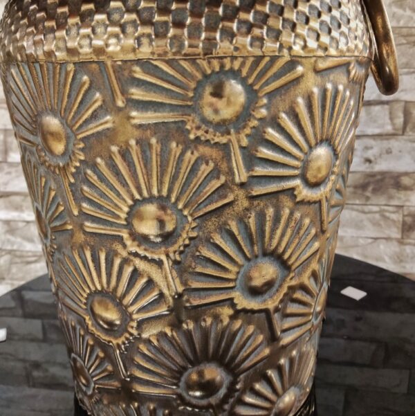 Full Metal Vintage Style Decorative Vase Set - Image 5